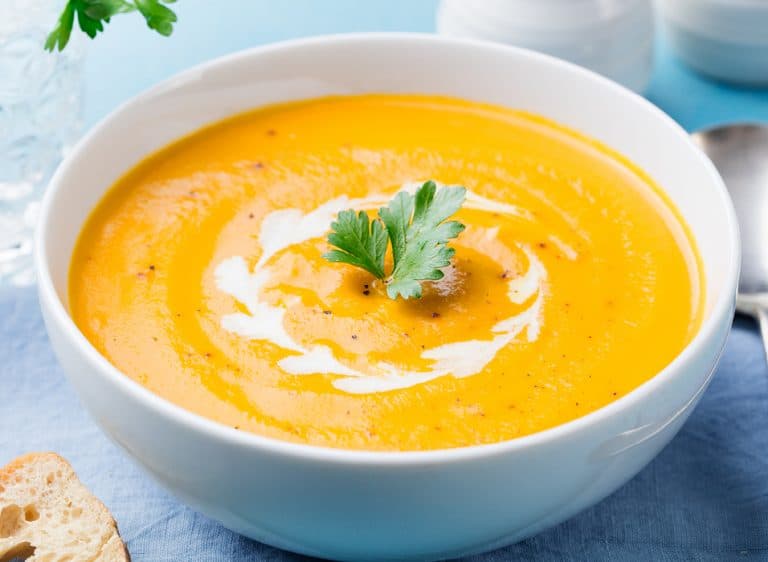 Low Protein Carrot Coriander Soup