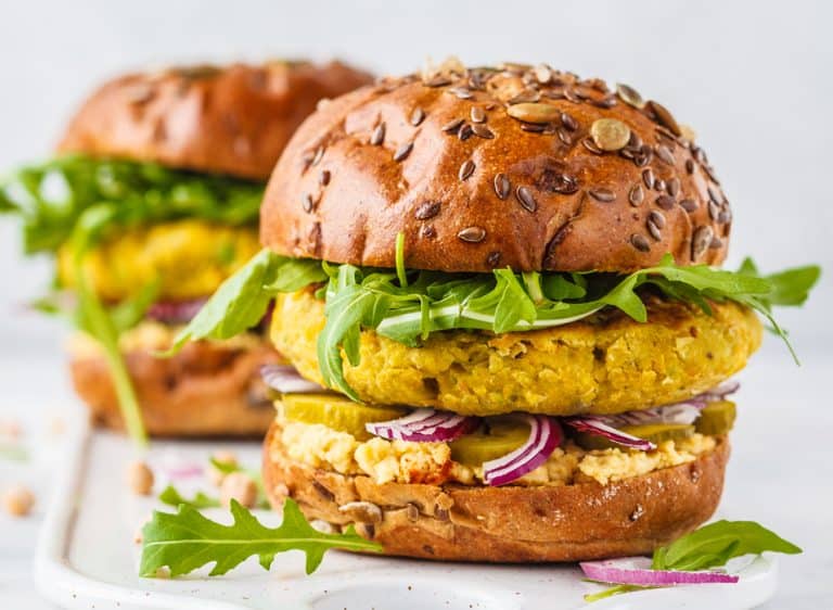 Low Protein Moroccan Rice and Vegetable Burgers